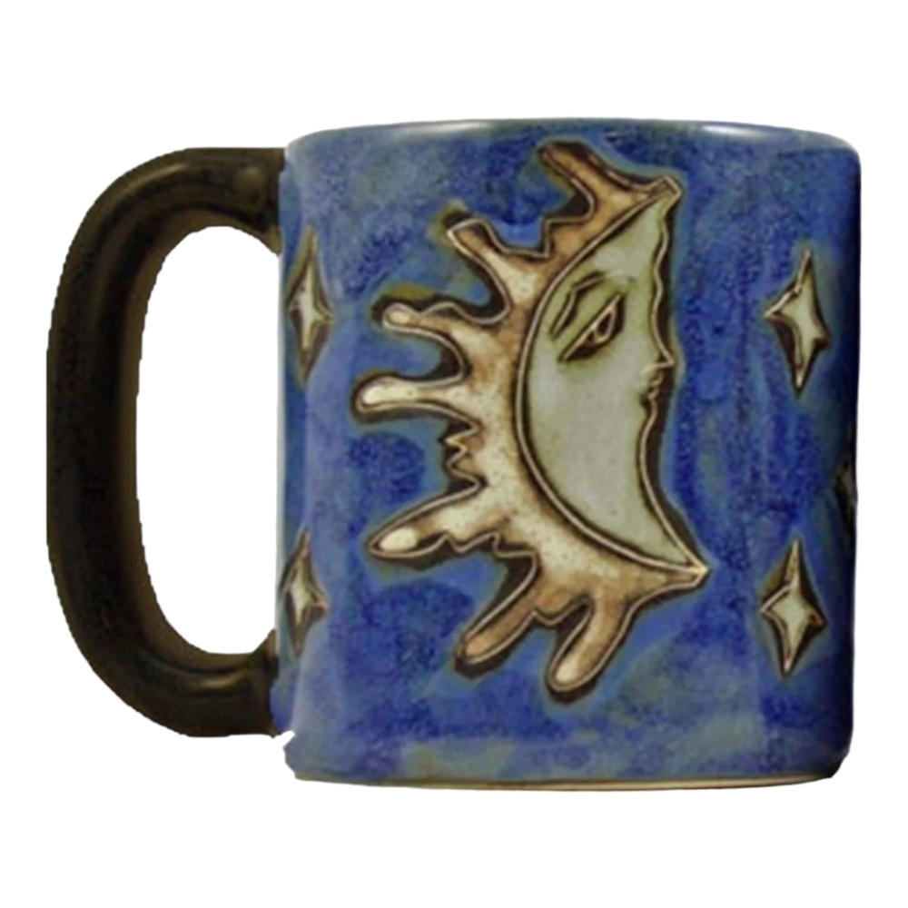 Mara Stoneware Blue Celestial Signed Mug - Size 16 oz - Picture 2 of 8